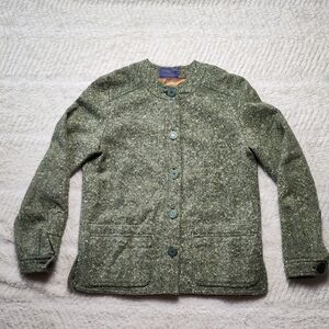 Pendleton 100% Virgin Wool Women's Button Jacket